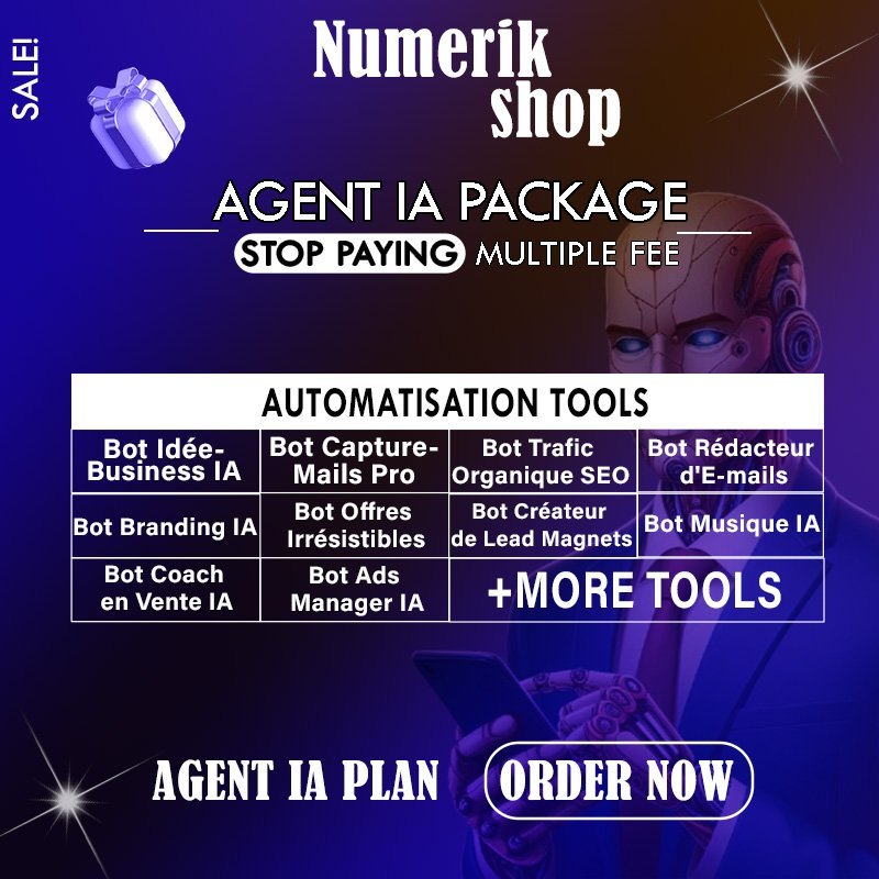pack complet des 10 agents