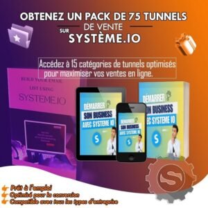 75 tunnels de vente professionnel