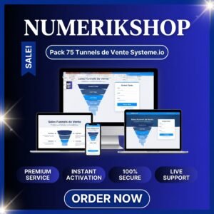 75 tunnels de vente professionnel
