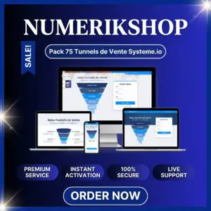 75 tunnels de vente professionnel