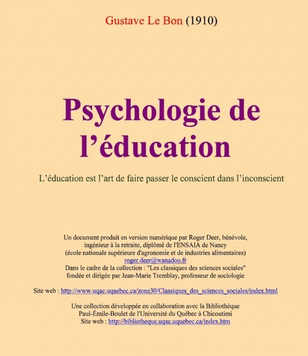 psychologie de l'education